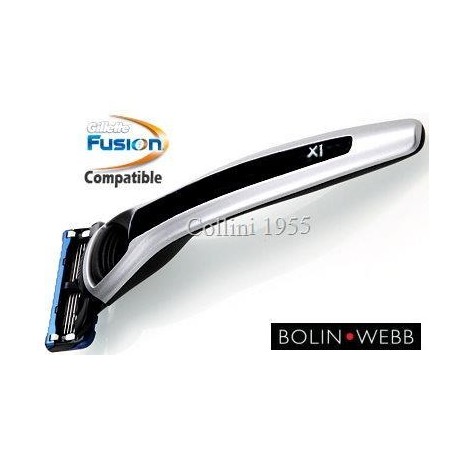 Rasoio Fusion Bolin Webb X1 Argent Black