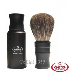 Pennello da barba in tasso Omega 614 da viaggio