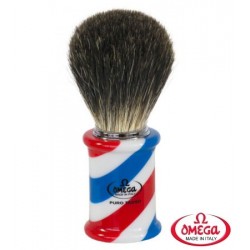 Pennello da barba in tasso Omega Berber Pole 6736