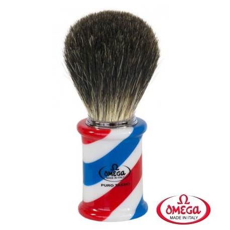 Pennello da barba in tasso Omega 6736