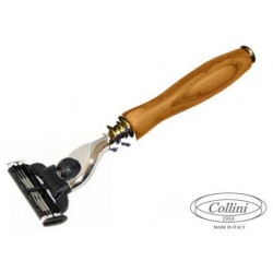 Rasoio Mach3 manico Legno di Olivo Collini1955