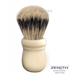 Pennello da barba Zenith 505 finto Avorio Tasso Extra Silvertip