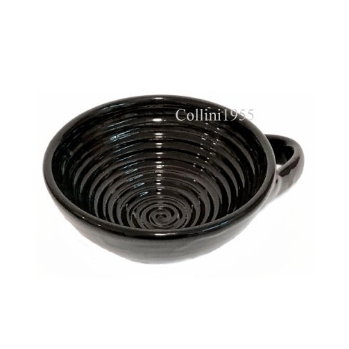 Ciotola in Ceramica per Rasatura colore nero
