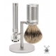 Set da barba Mühle ROCCA Manici Inox