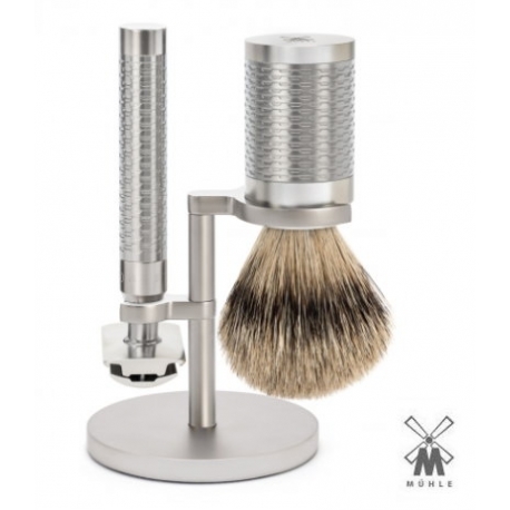 Set da barba Mühle ROCCA Manici Inox