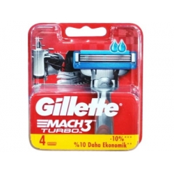 Confezione da 4 Lame Gillette Mach3 Turbo
