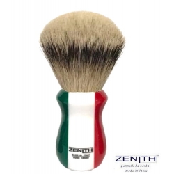 Pennello da barba Zenith Manico Italia Tasso Silvertip