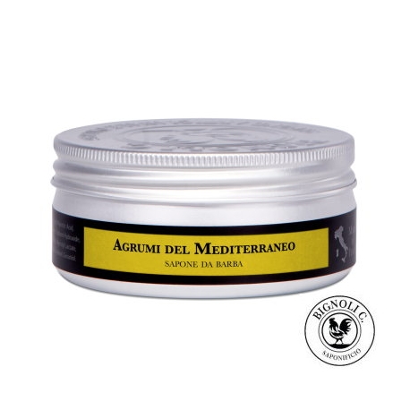 Sapone da Barba Agrumi del Mediterraneo Saponificio Bignoli