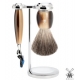 Set  da barba Mühle Fusion finto corno