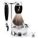 Set da barba Mühle Fusion nero con ciotola