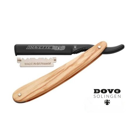 Shavette Dovo manico legno di olivo