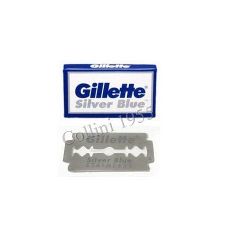 Pacchetto 5 lamette Gillette Silver Blue - Collini 1955
