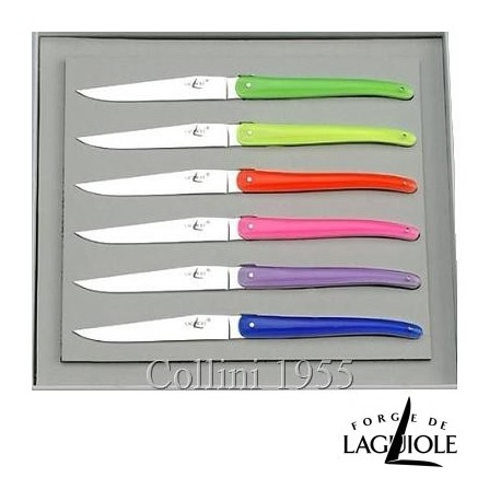 Set 6 coltelli da tavola Wilmotte by Forge de Laguiole - Collini 1955